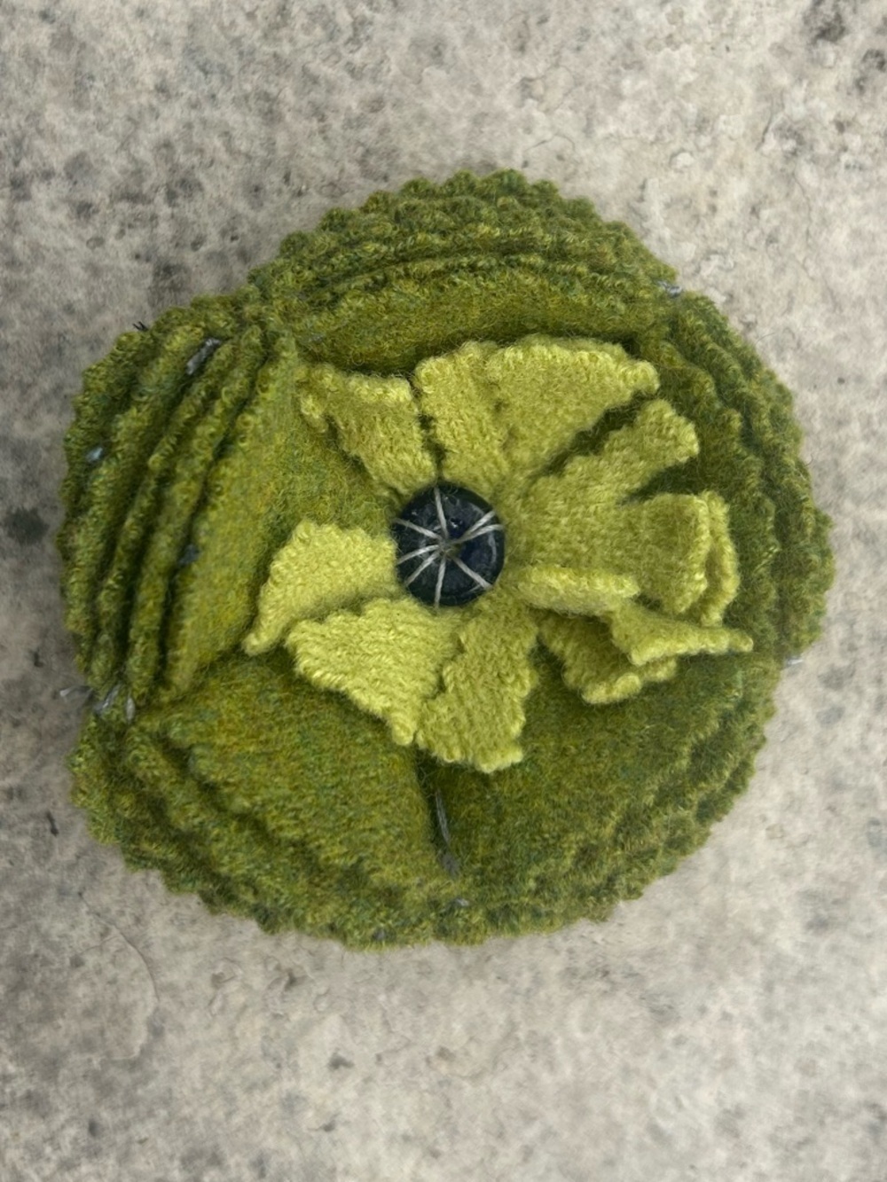 Vintage Cashmere Floral Brooch